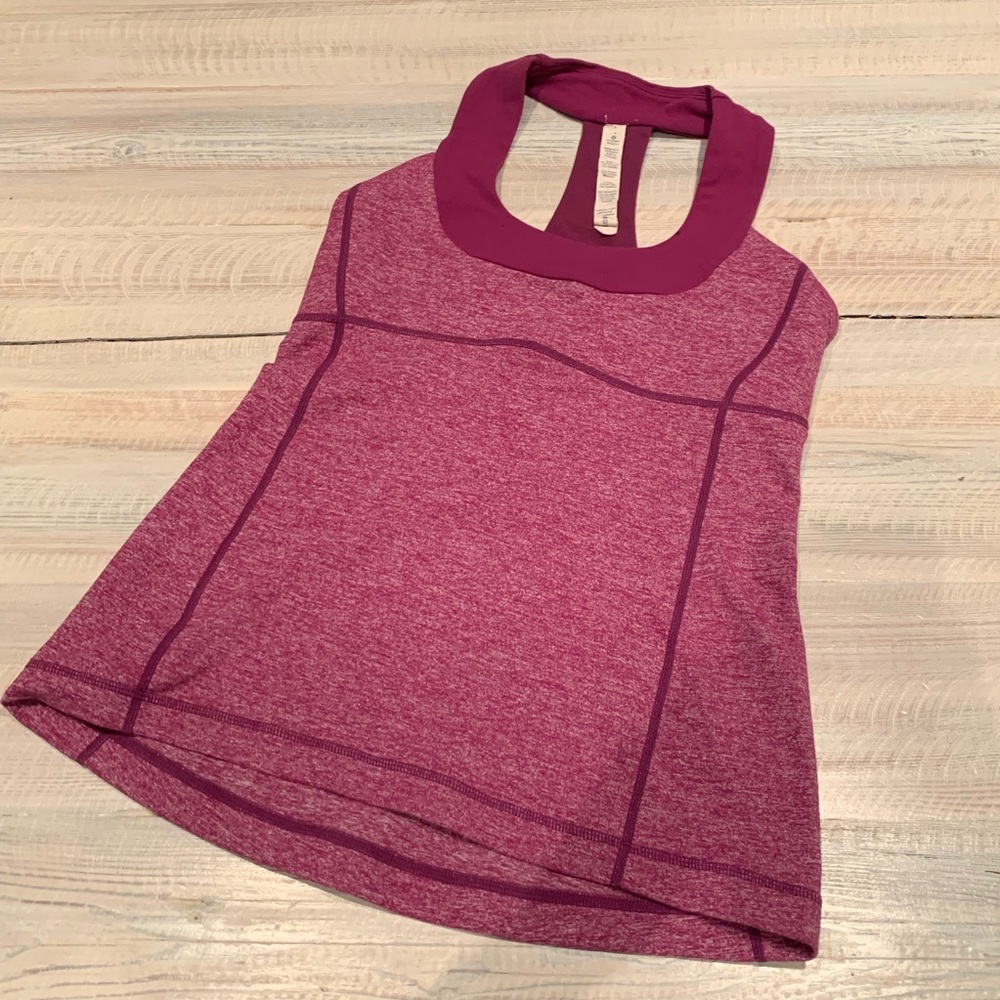 Lululemon Scoop Neck Berry Tank